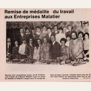 remise medaille malatier
