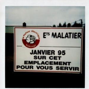 Malater s'installe à Longvic en 1995