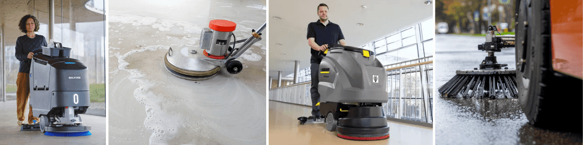 Vente, réparation et SAV de matériel de nettoyage de sols professionnels